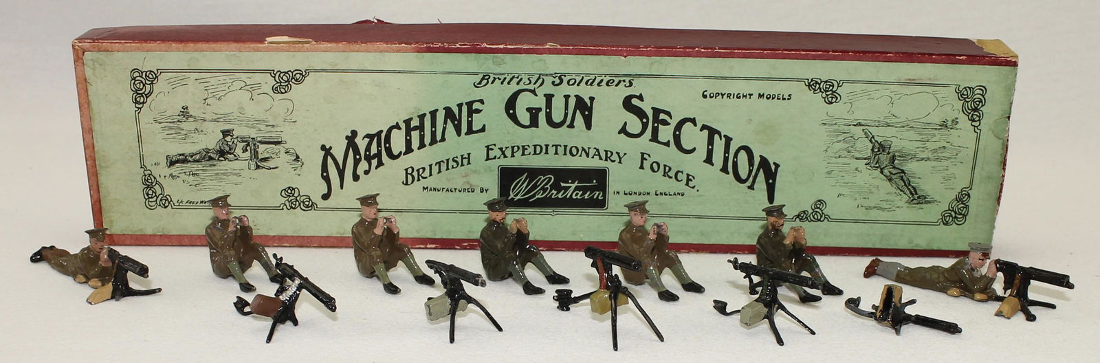 Britains Lot British Machine Gunners (1 of 3)