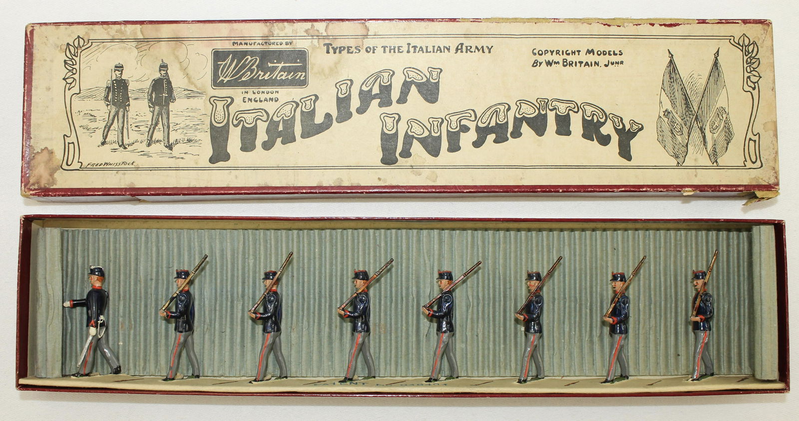Britains #166 Italian Infantry Marching (1 of 3)