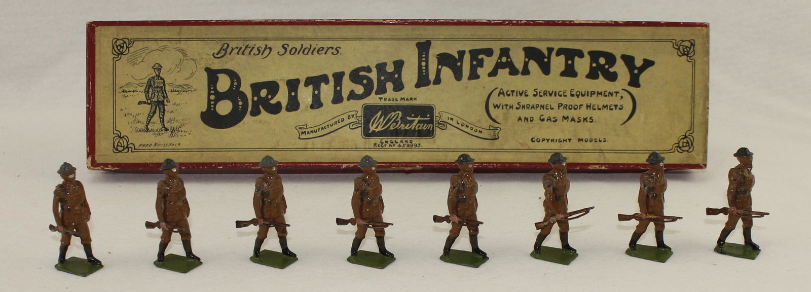 Britains #258 British Infantry (1 of 2)