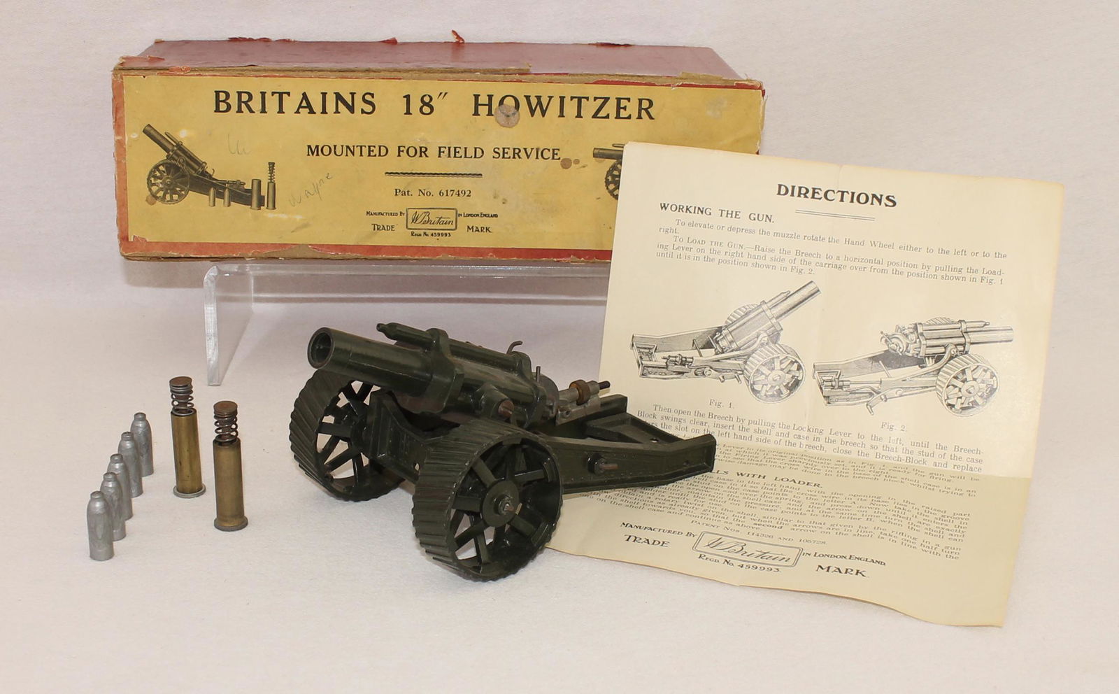 Britains #1266 18" Howitzer (1 of 2)