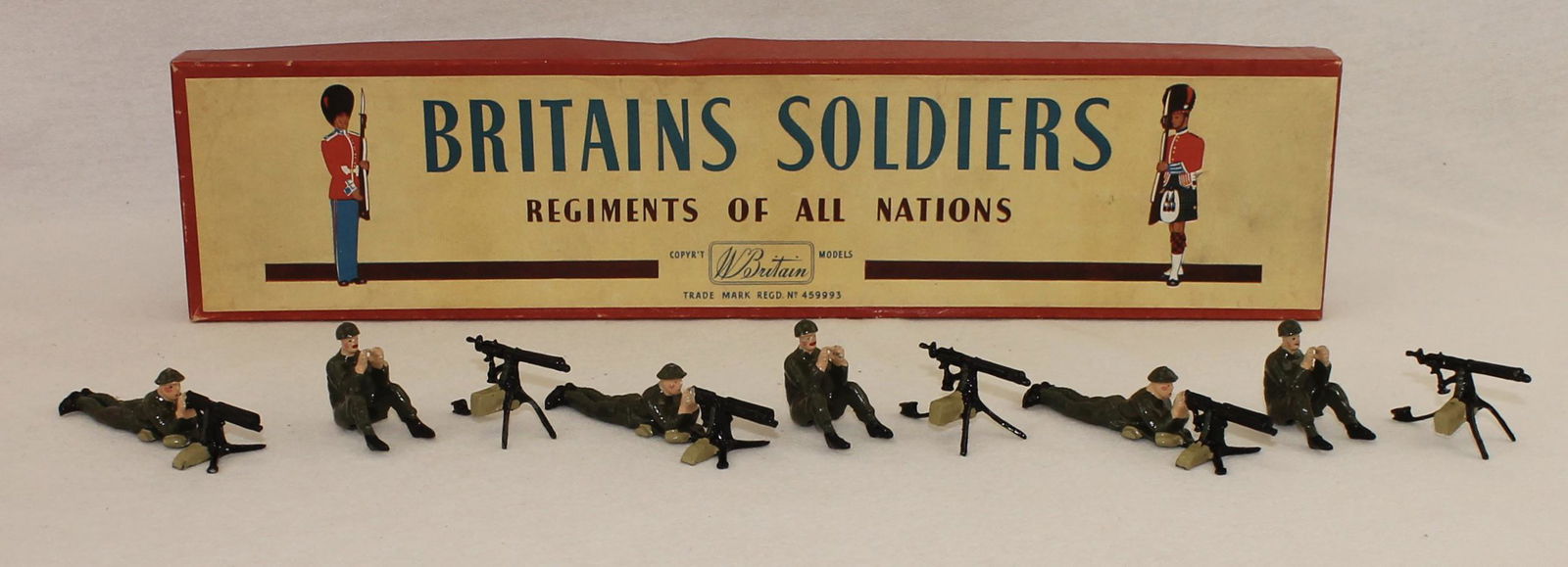 Britains #1318 British Machine Gunners (1 of 1)