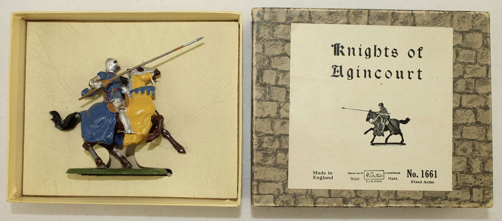 Britains #1663 Mounted Knight of Agincourt (1 of 1)