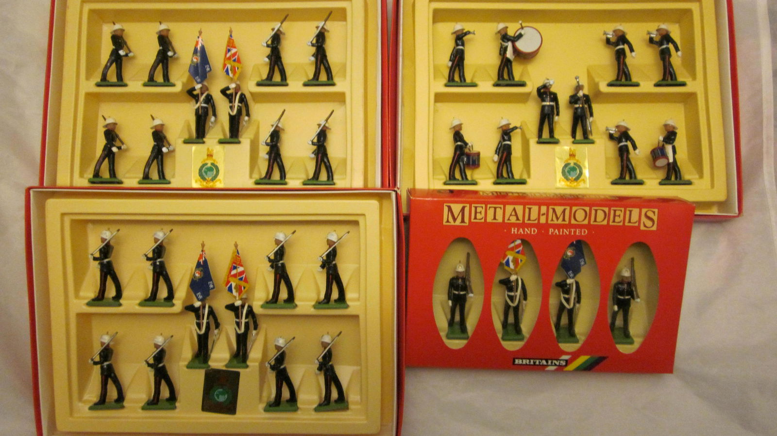 Britains Metal Models Royal Marines Medley. (1 of 1)
