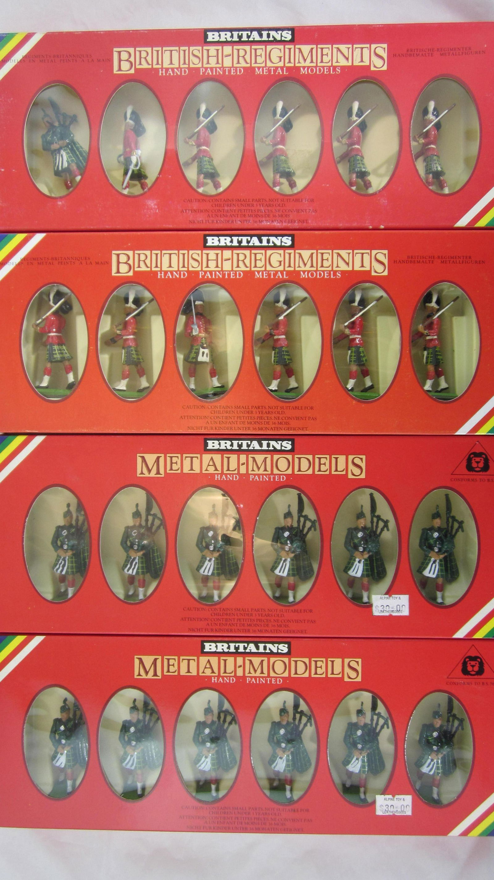 Britains Metal Models Gordon Highlanders. (1 of 1)