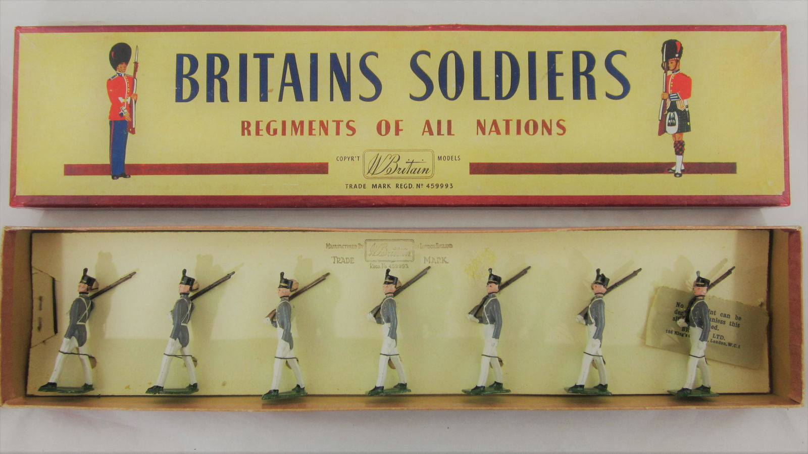 Britains Set #299 Post War West Point Cadets. (1 of 1)