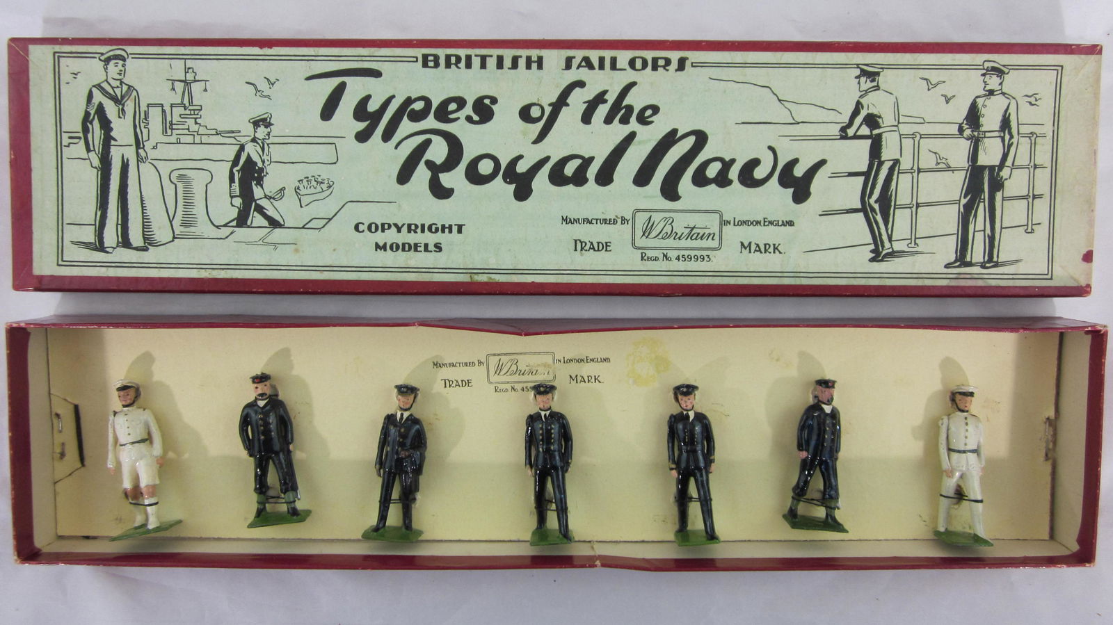Britains Set #1911 Royal Naval Officers. (1 of 1)