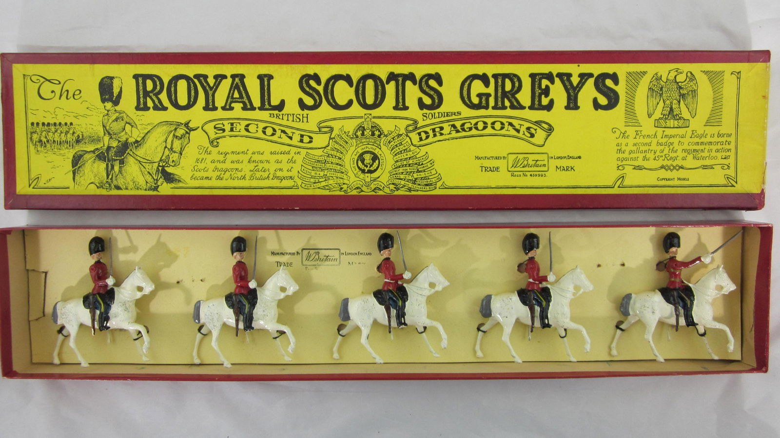 Britains Set #32 Royal Scots Greys At Walk. (1 of 1)