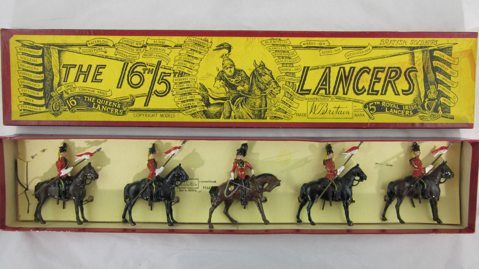 Britains Set #33 Post War 16th/5th Lancers. (1 of 1)
