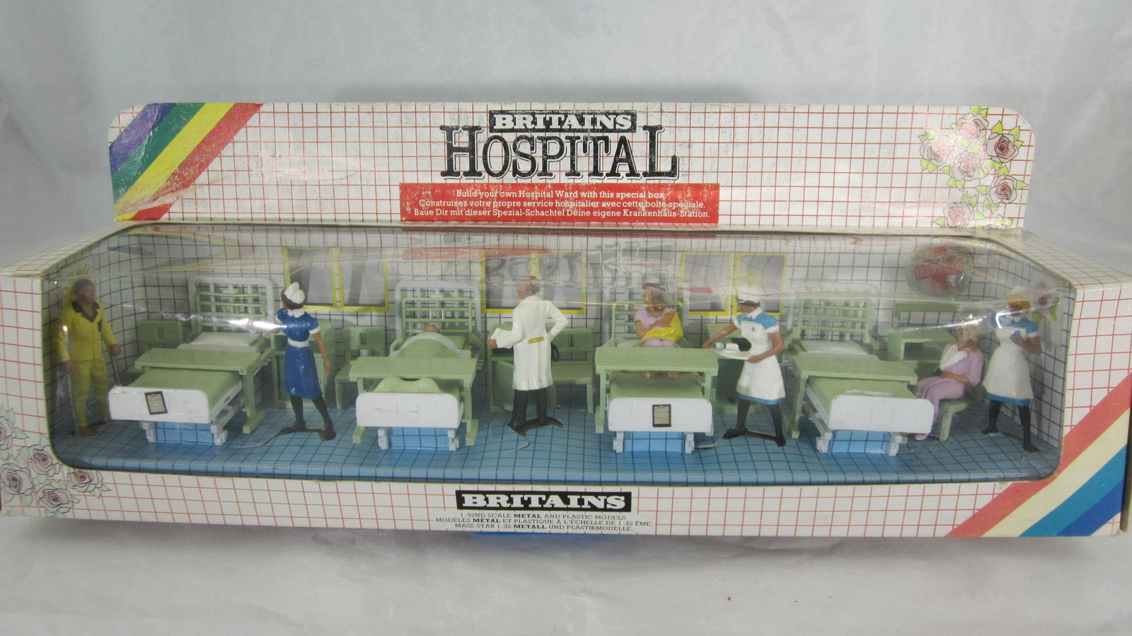Britains Set #7857 PLASTIC Large Hospital Ward. (1 of 1)