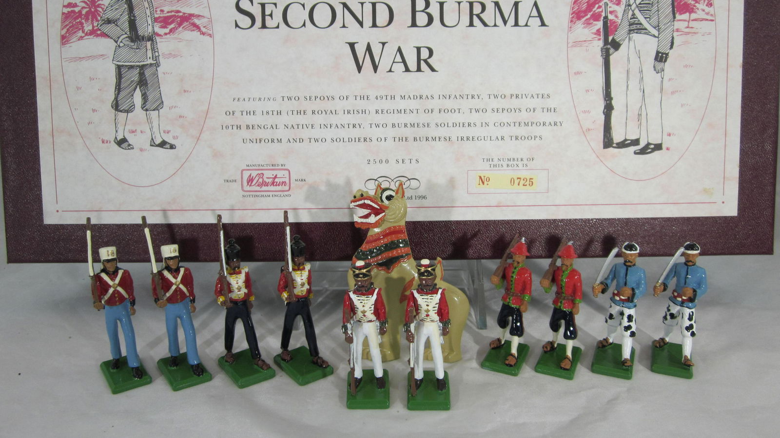 Britains Set #5296 The Second Burma War. (1 of 1)