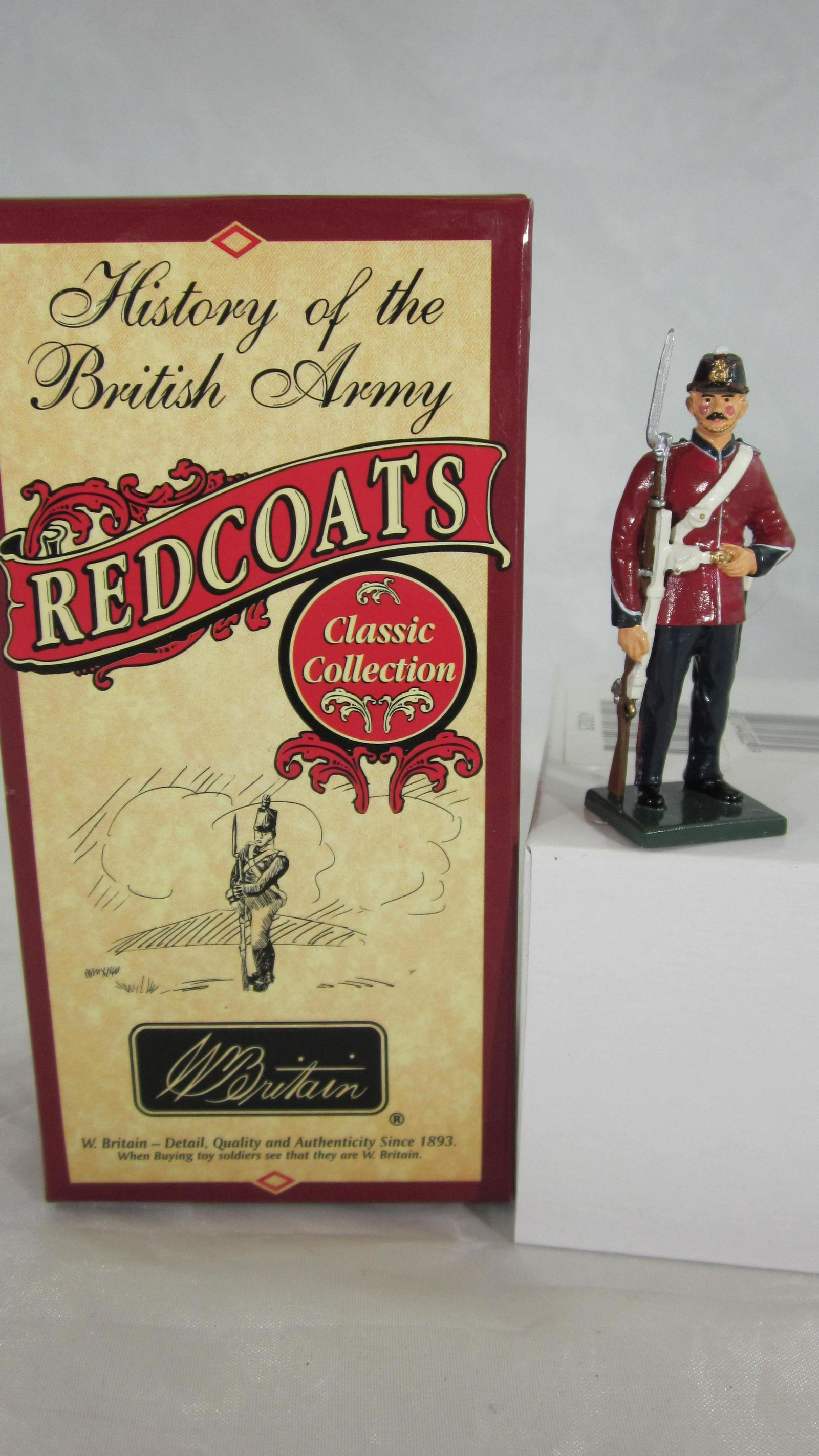 Britains British 50th Regiment of Foot 1868. (1 of 1)