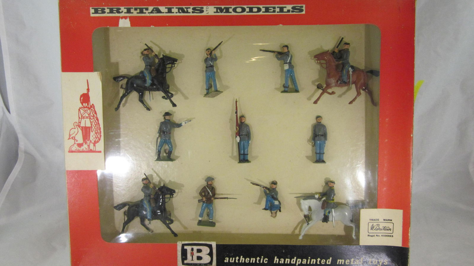 Britains Set #9386 Confederate Display. (1 of 1)