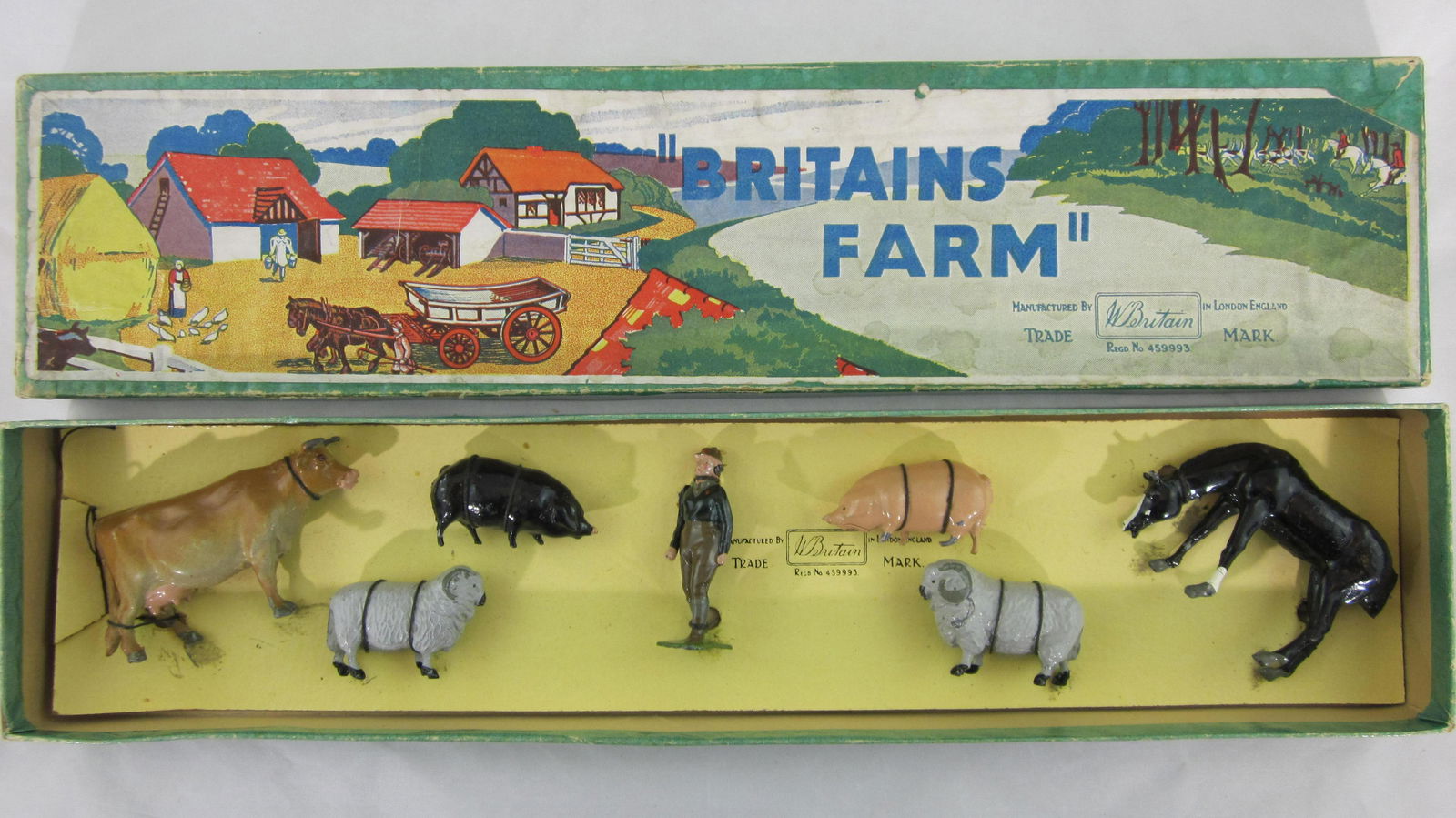 Britains Set #54F Farmyard Display. (1 of 1)