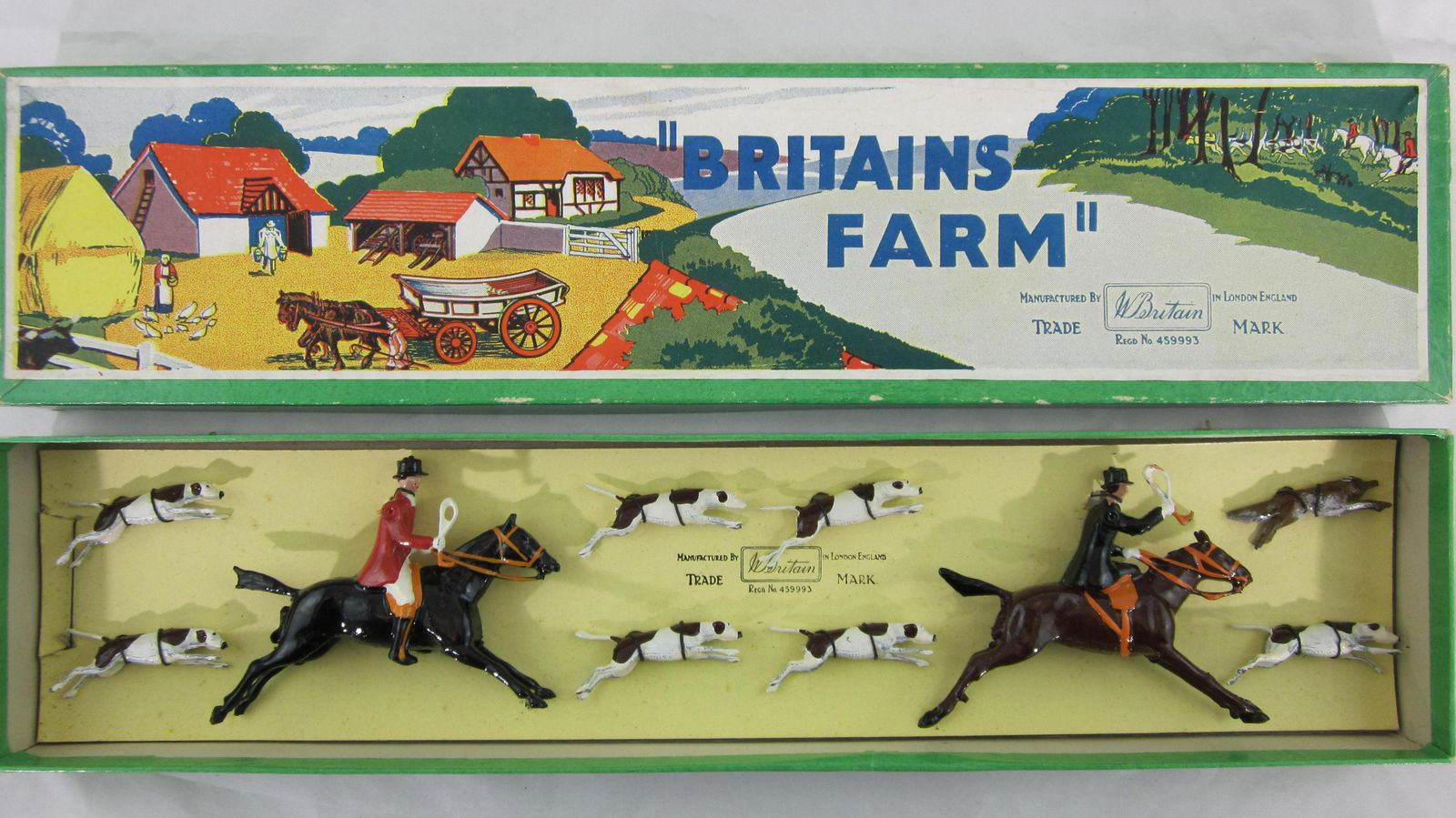 Britains Set #1447 Hunting Series "Full Cry". (1 of 1)
