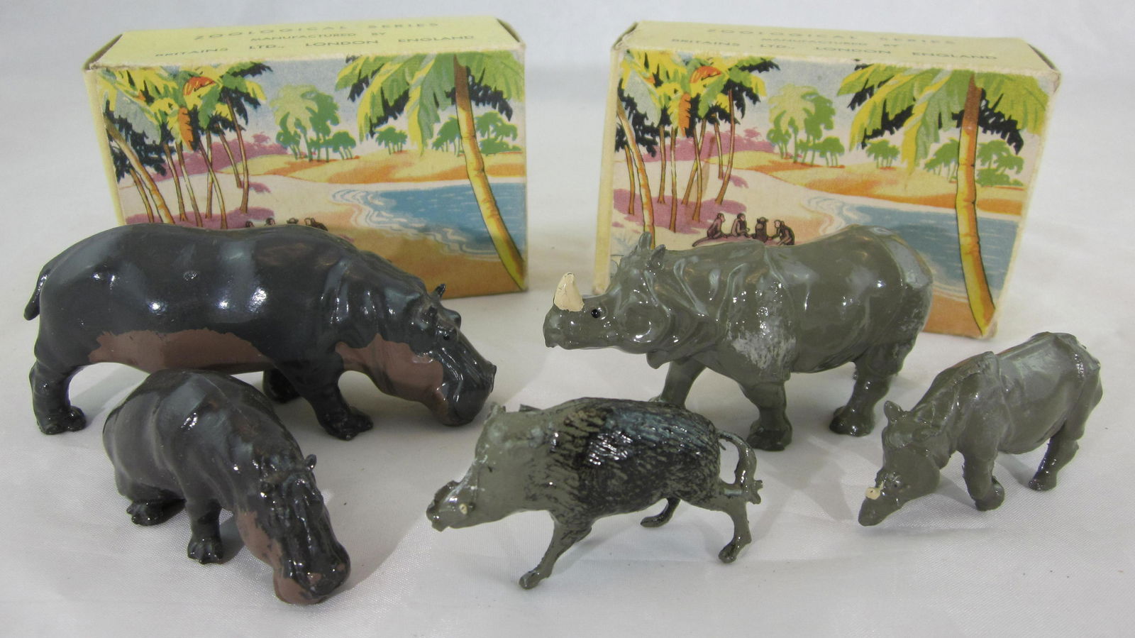 Britains Boxed Zoo Picture Pack Sets. (1 of 1)