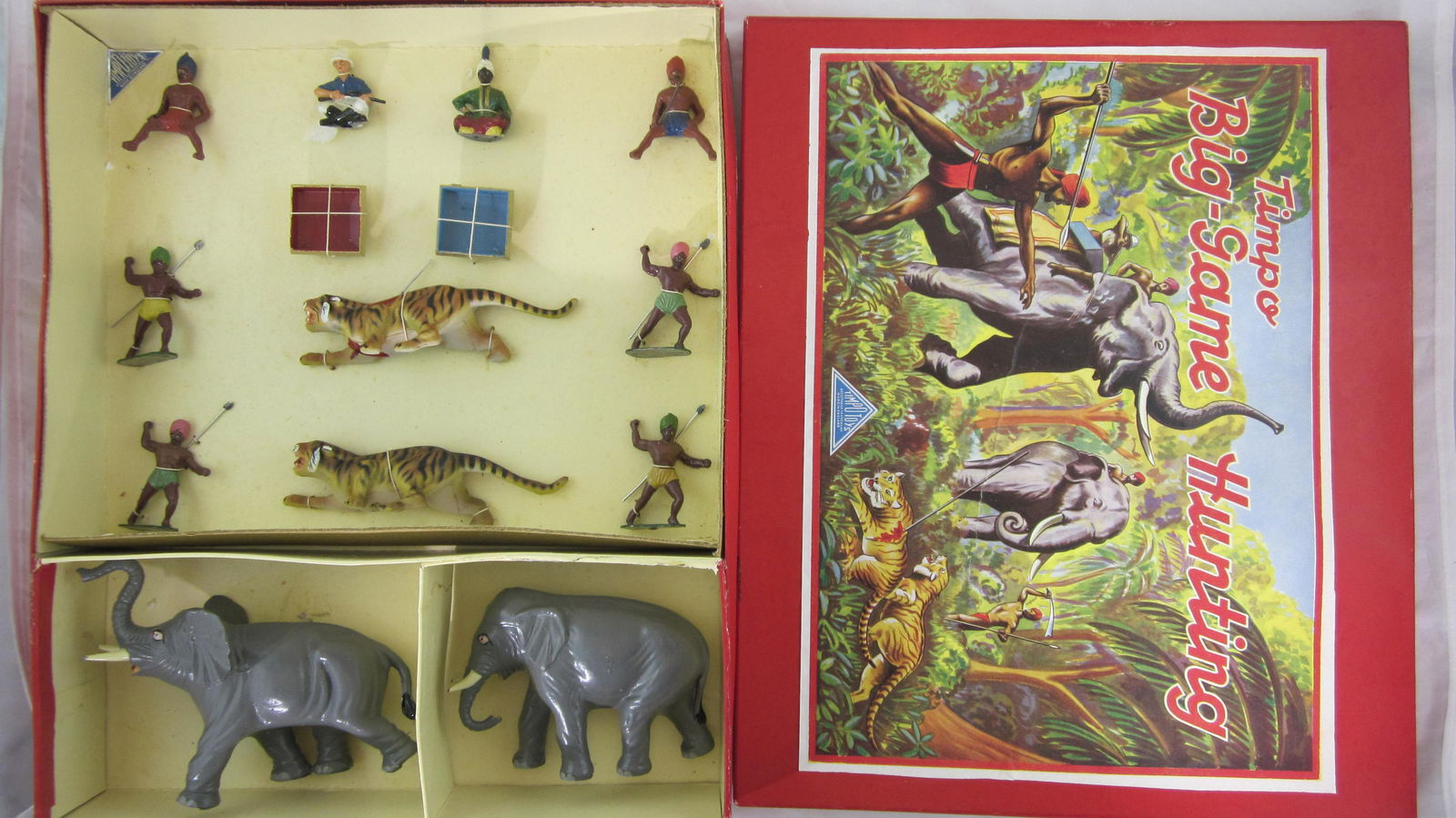Timpo Big Game Hunt Set, Boxed and Tied In. (1 of 1)