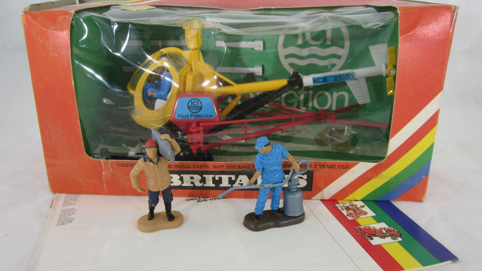 Britains Set #9511 Helicopter Crop Sprayer. (1 of 1)