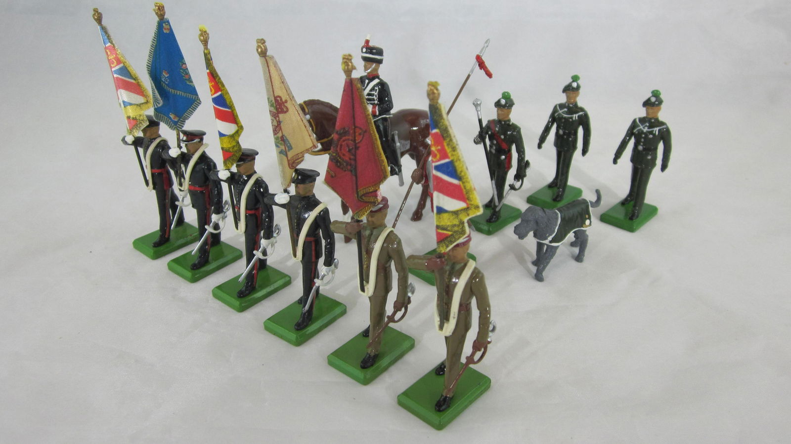 Britains New Metal Models Varied Flagbearers. (1 of 1)