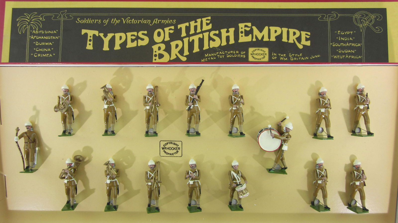 Hocker Set #69 Band Of The Line 1890-1900. (1 of 1)