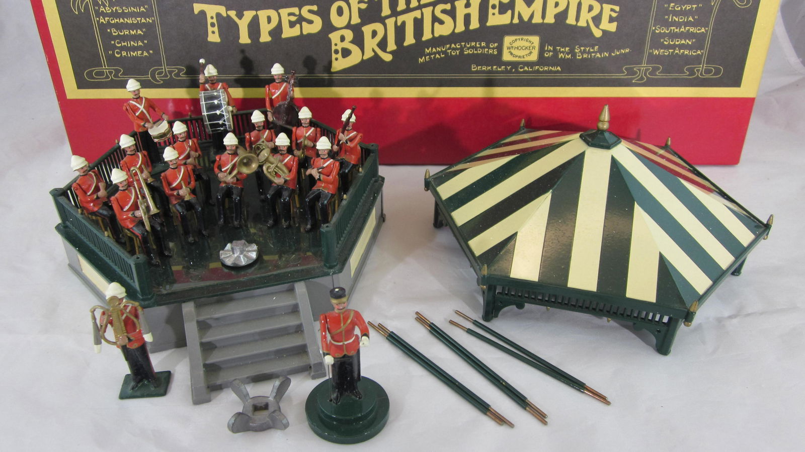 Hocker Set #95 Bandstand And Band Of RMLI. (1 of 1)