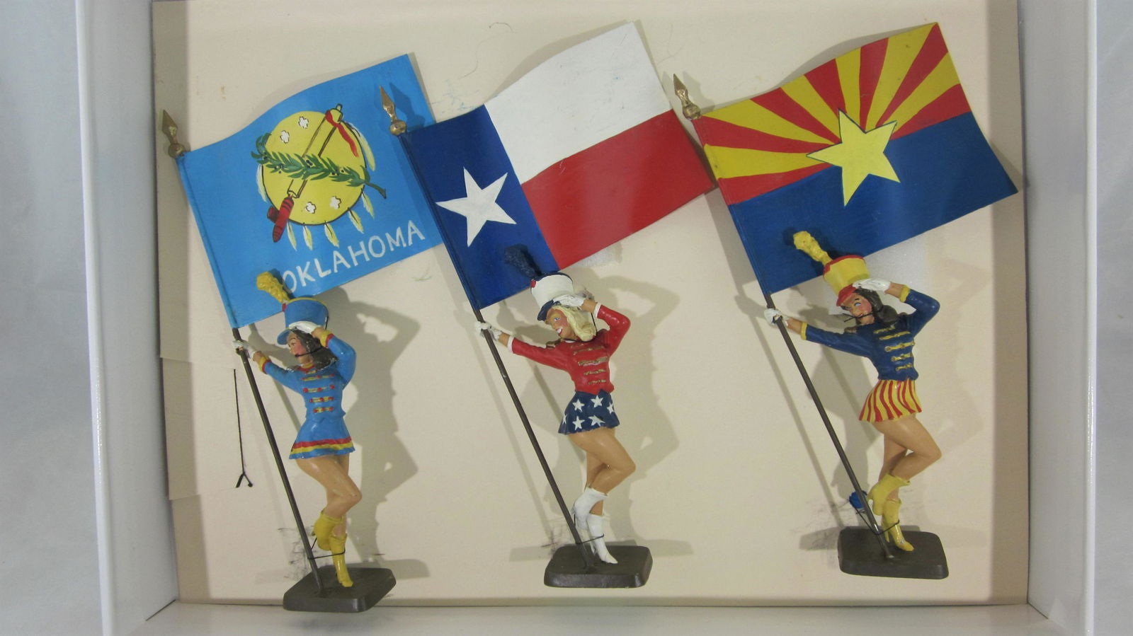 Mignot Marching Majorettes With State Flags. (1 of 1)