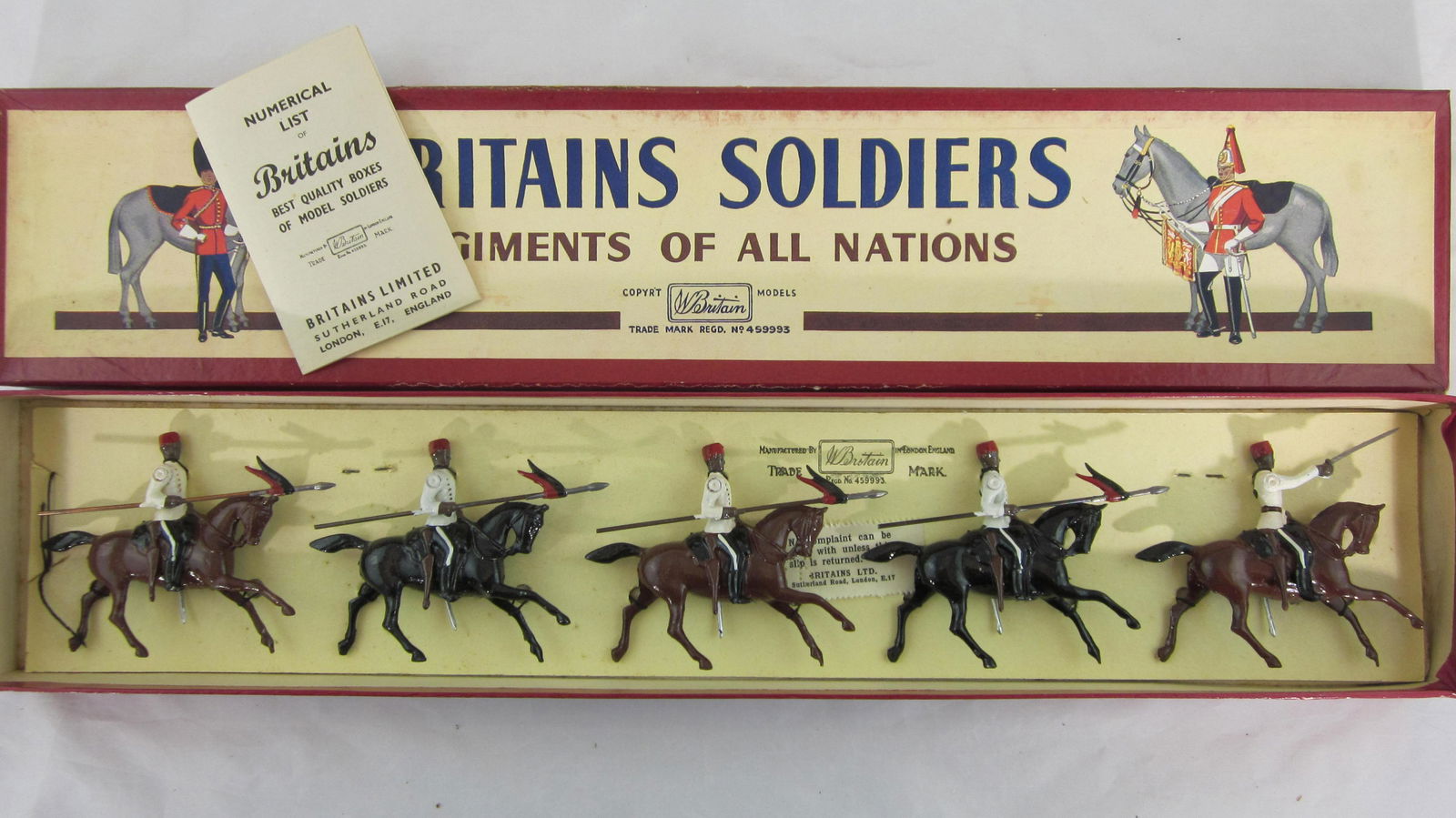 Britains Set #115 Egyptian Cavalry. (1 of 1)