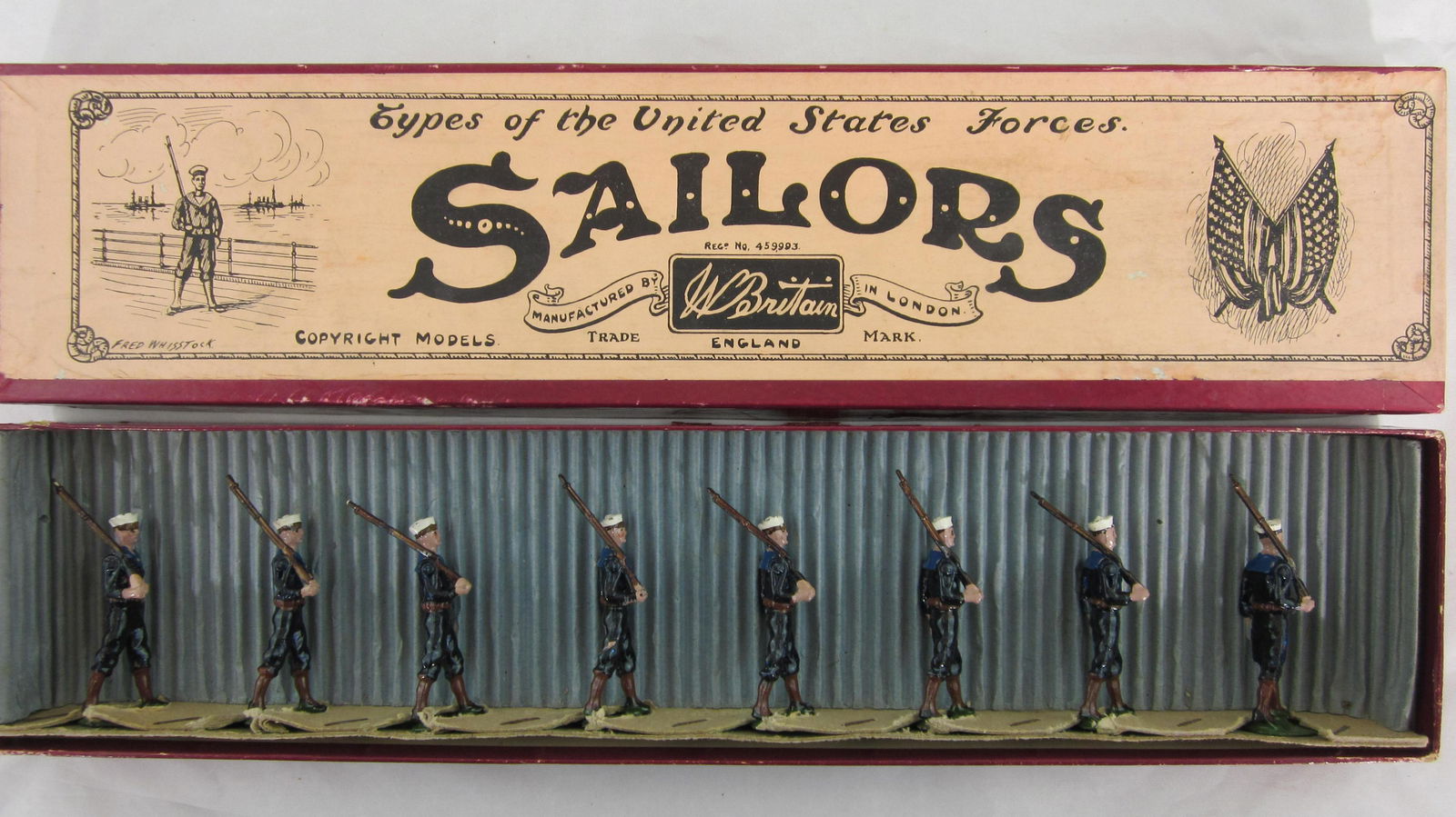 Britains Set #230 U.S. Navy Bluejackets. (1 of 1)