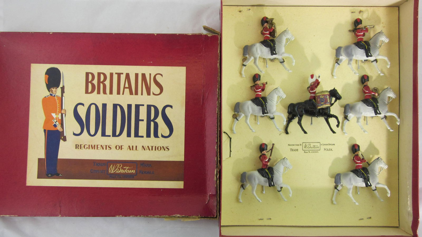 Britains Set #1720 Royal Scots Greys Band. (1 of 1)