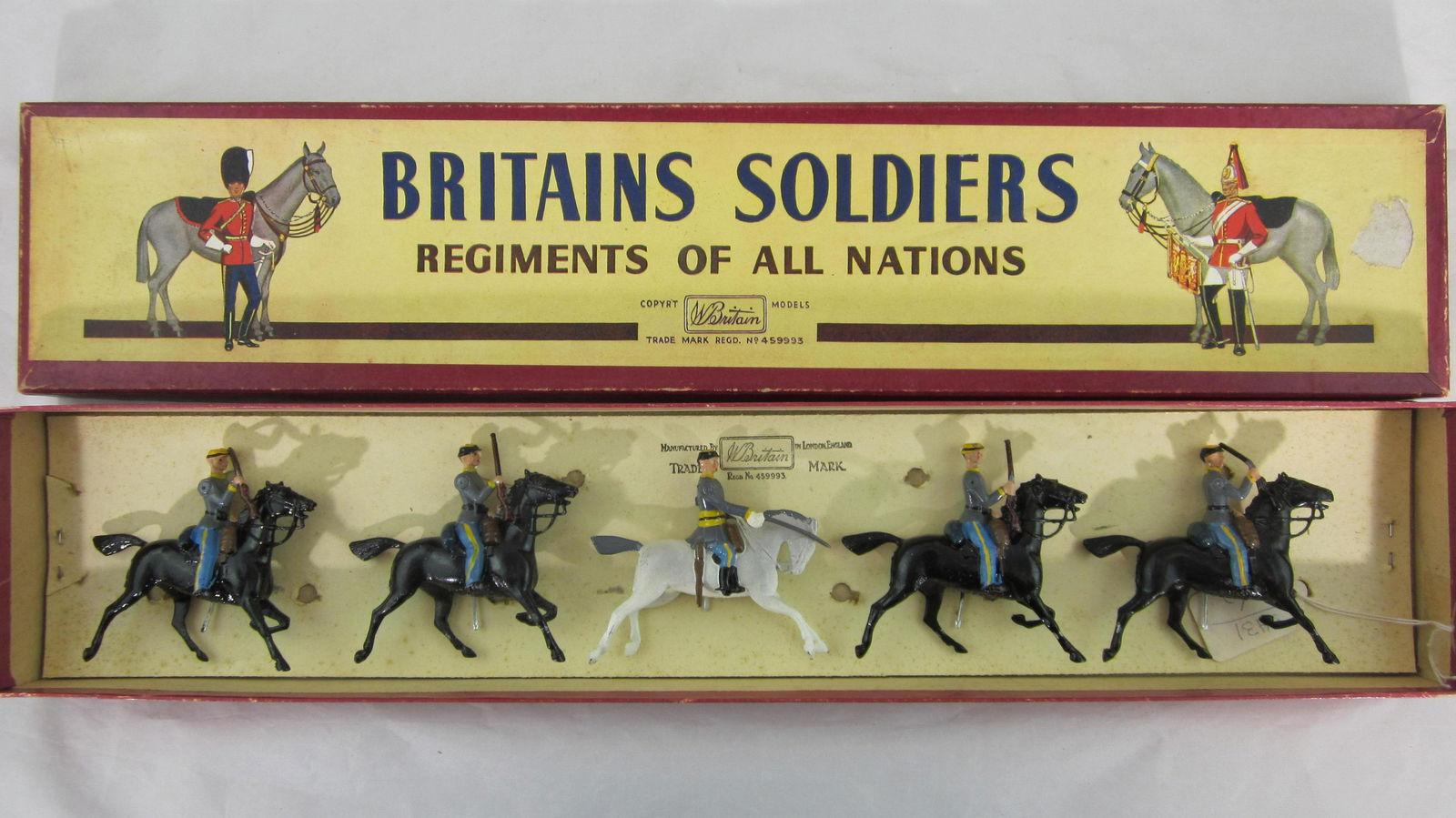 Britains #2055 Civil War Confederate Cavalry. (1 of 1)