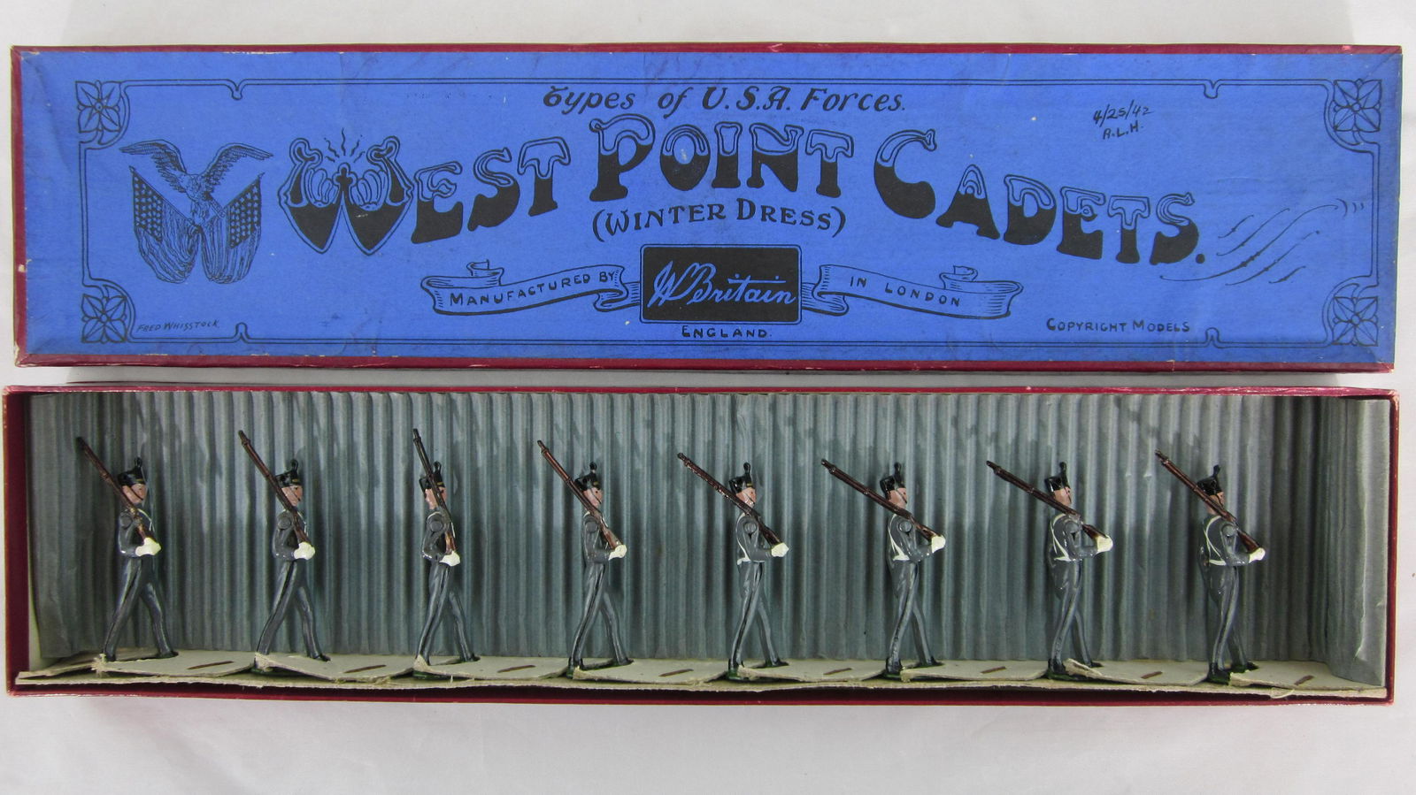 Britains Set #299 West Point Cadets. (1 of 1)