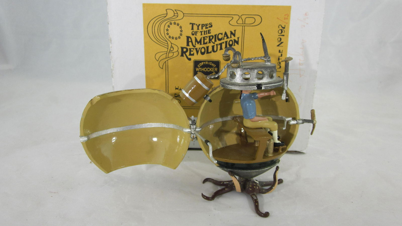 Hocker Set #192 Bushnell's Turtle Submarine. (1 of 1)