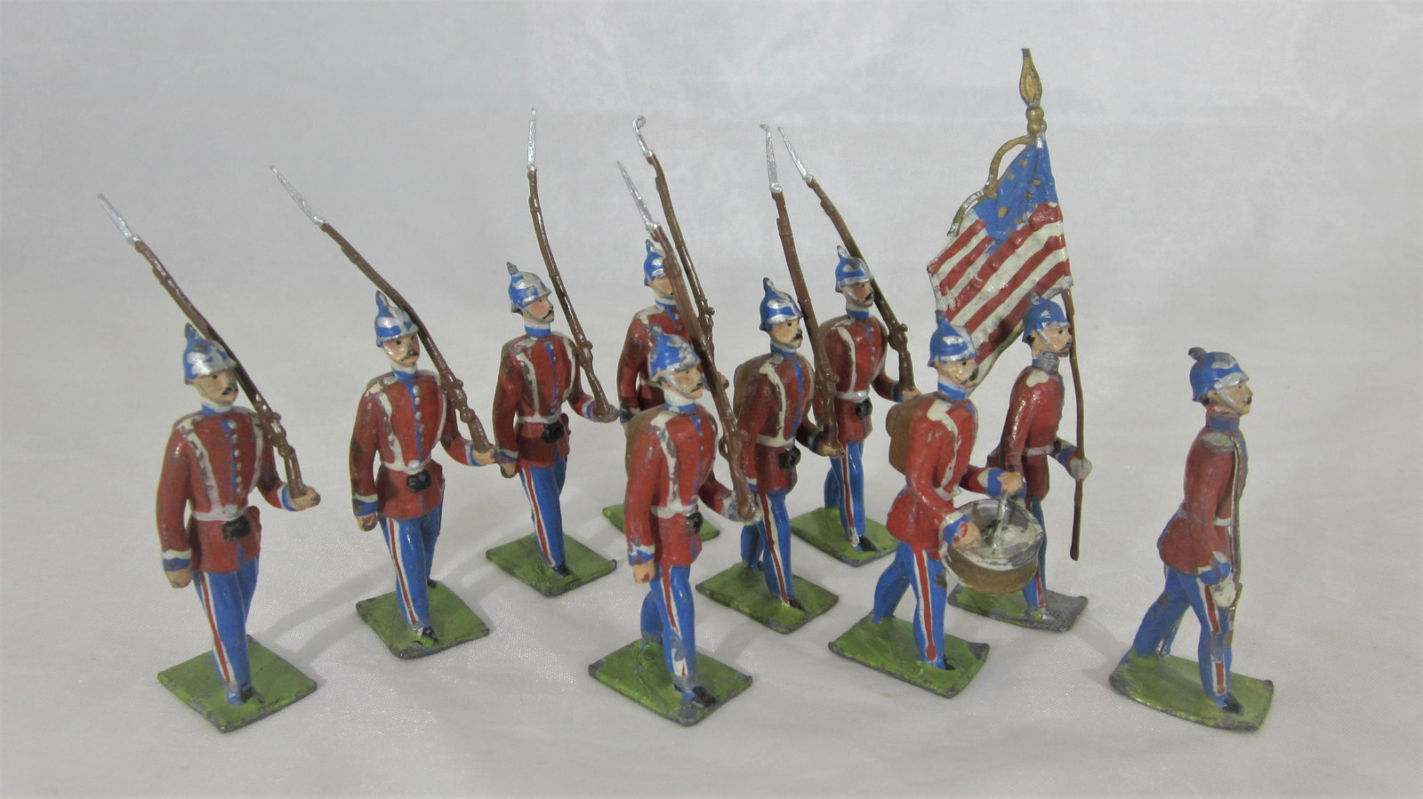 Heyde American Infantry Circa 1890 Marching. (1 of 1)