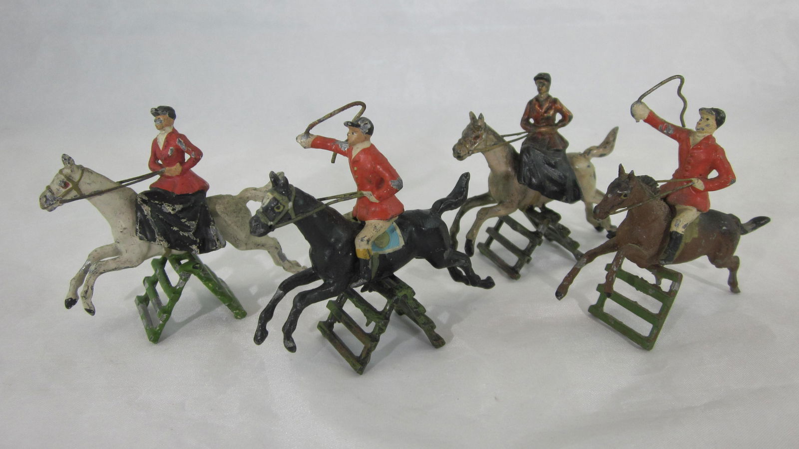 Heyde Hunt Figures Vaulting Hurdles. (1 of 1)