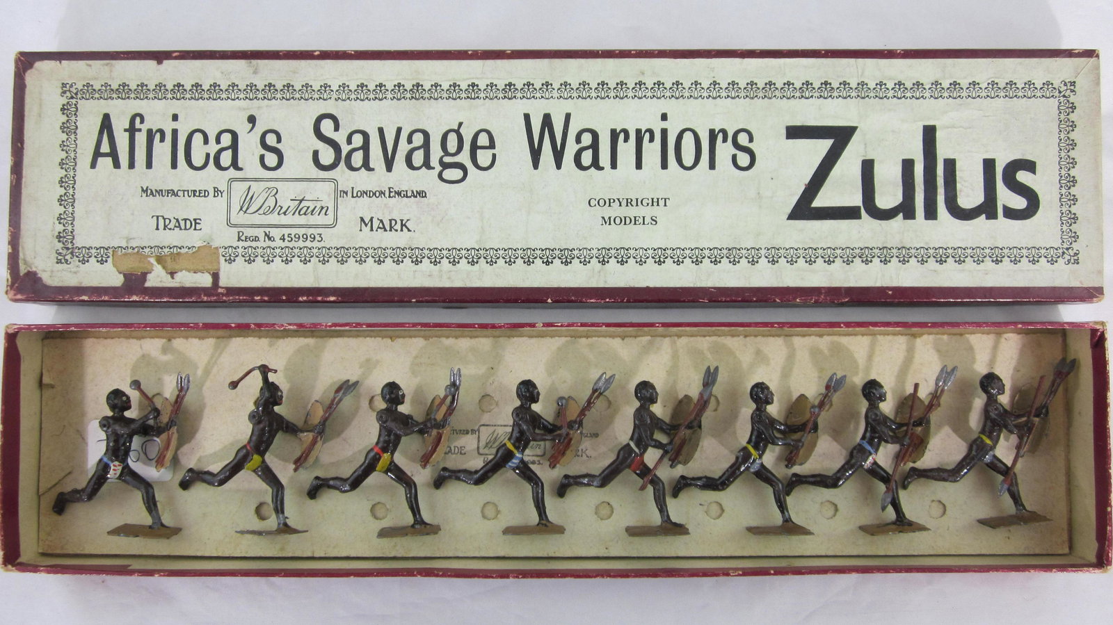 Britains Set #147 Africa's Savage Zulus. (1 of 1)