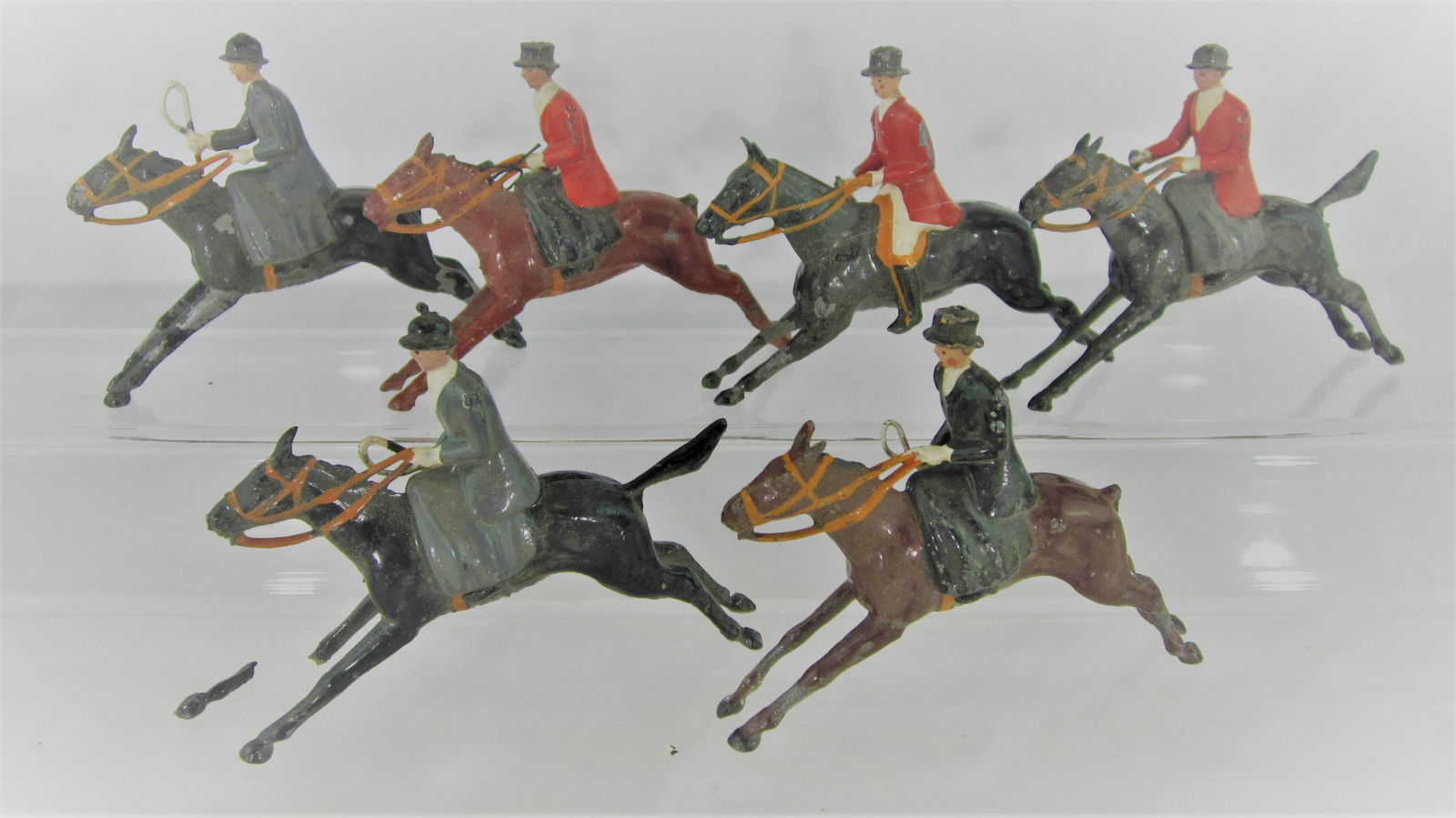 Britains #235 "Full Cry" Mounted Hunters. (1 of 1)