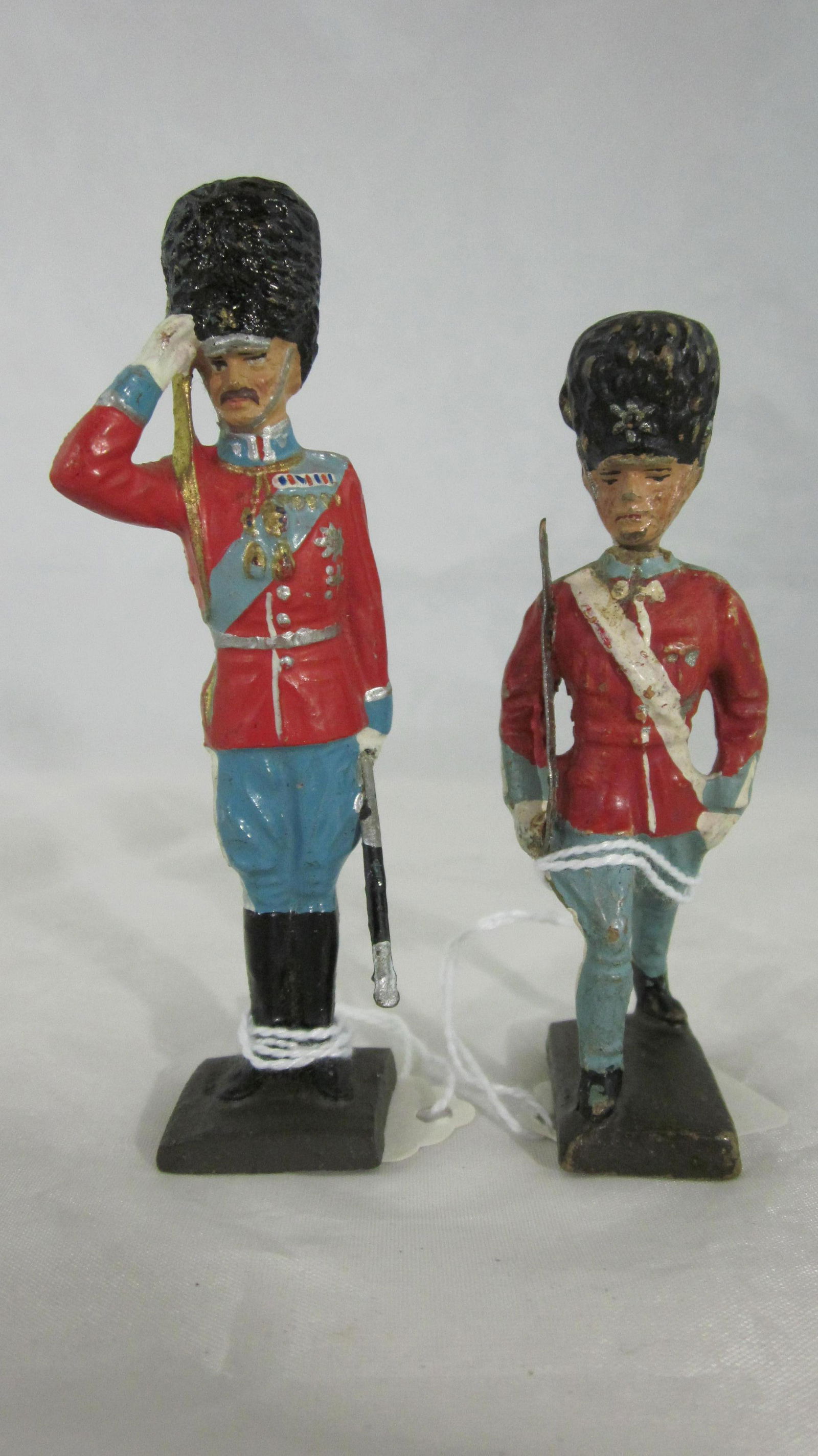 Lineol Danish King Christian X And Officer. (1 of 1)