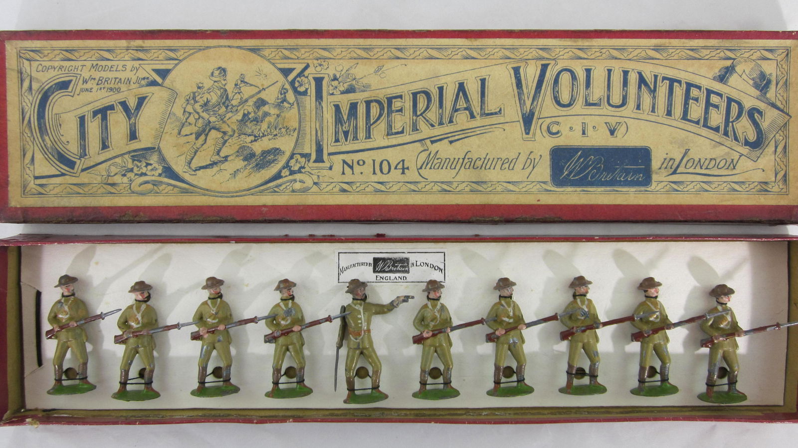 Britains Set #104 City Imperial Volunteers. (1 of 2)