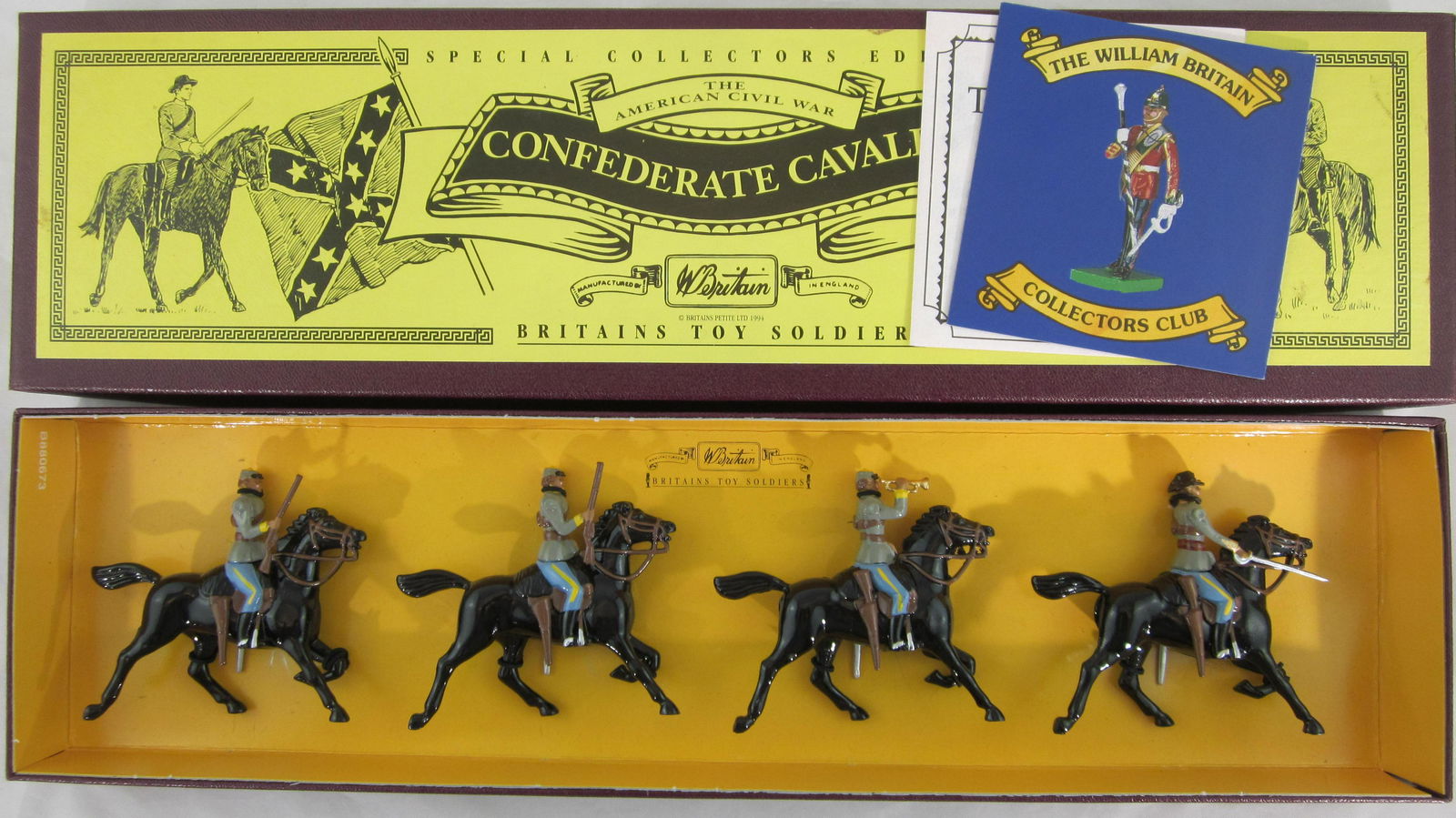 Britains Set 8853 Civil War Confederate Cavalry. (1 of 1)