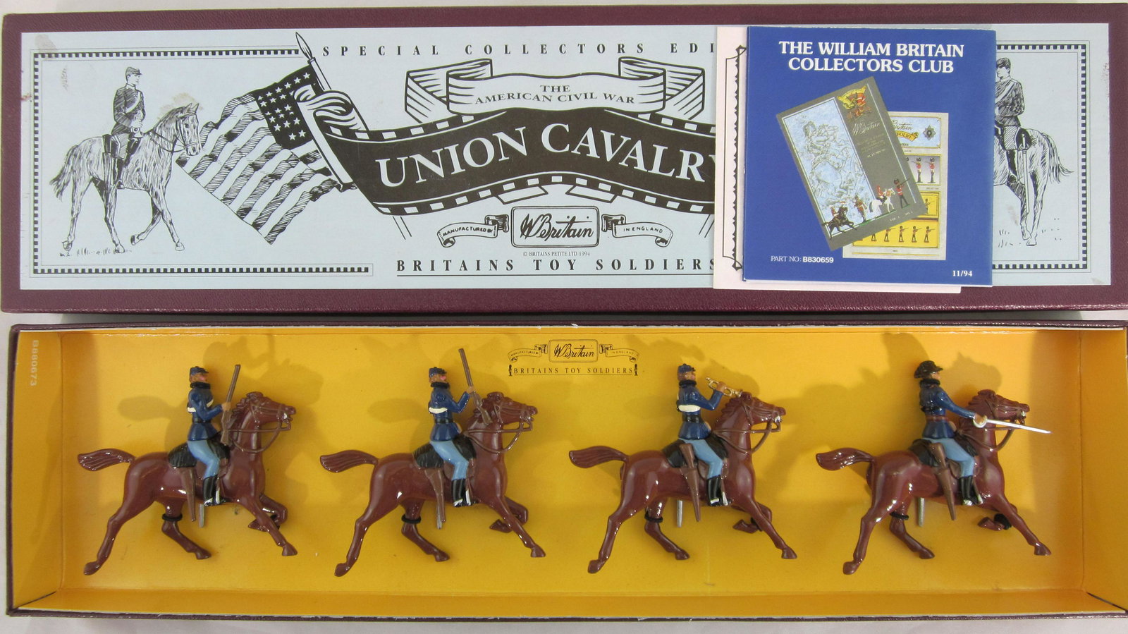 Britains Set #8854 Civil War Union Cavalry. (1 of 1)