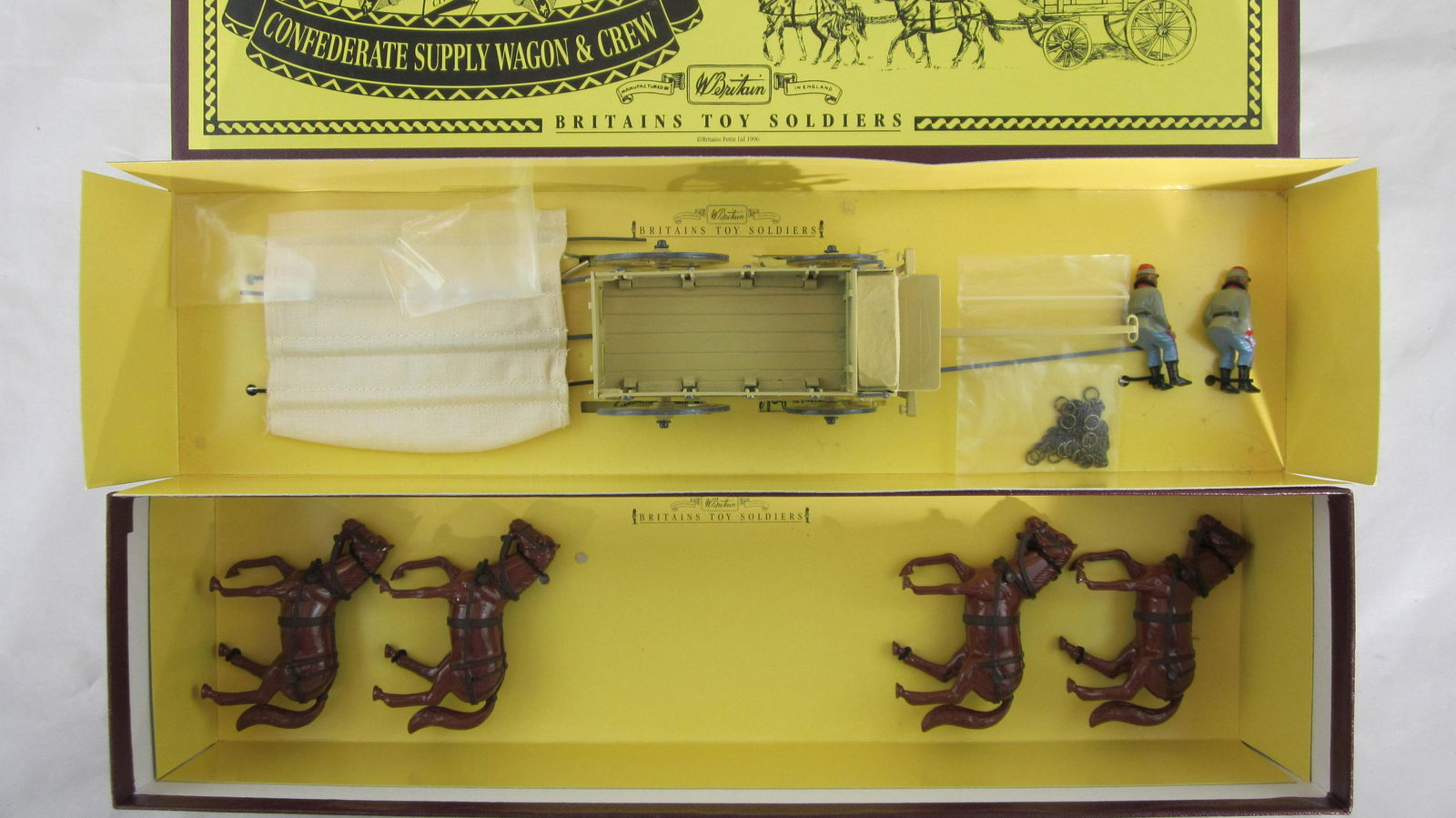 Britains Set #8870 Confederate Supply Wagon. (1 of 1)