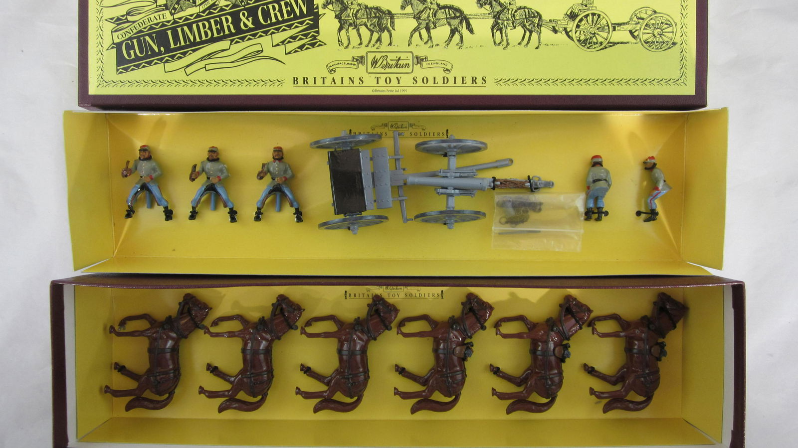 Britains Set #8874 Confederate Artillery. (1 of 1)