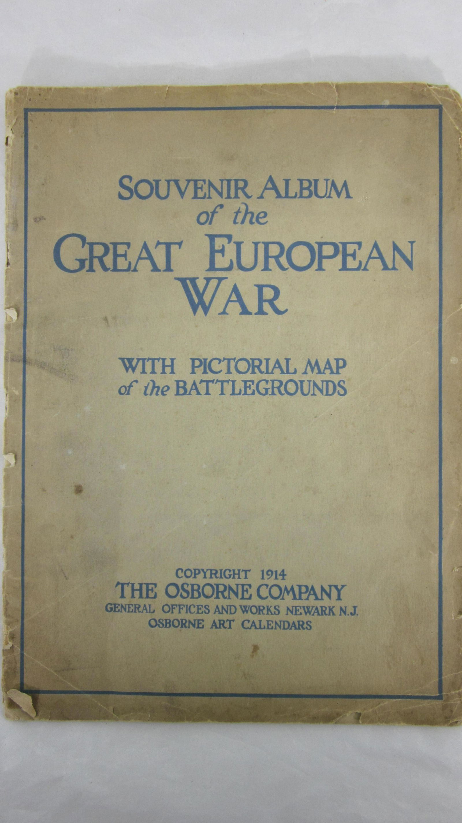 Souvenir Album Of The Great European War. (1 of 2)
