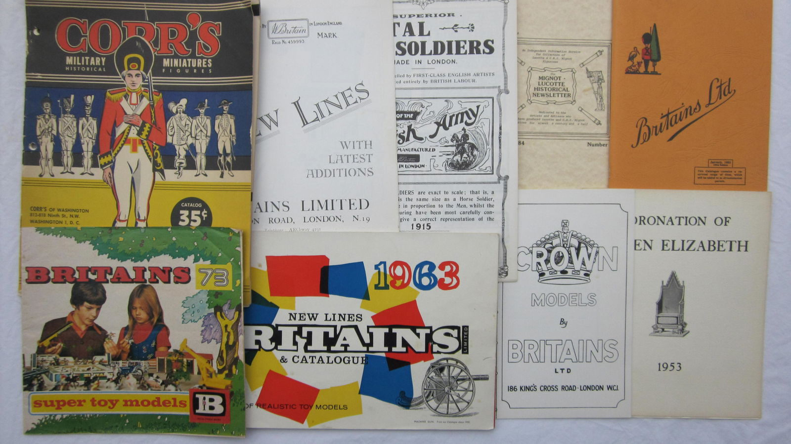 Britains Reprint Catalogs, 1915, 1953 And More. (1 of 1)