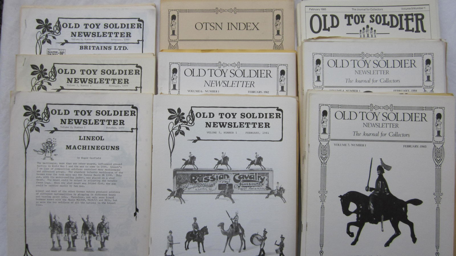 Old Toy Soldier Newsletter Volume 2-9. (1 of 1)
