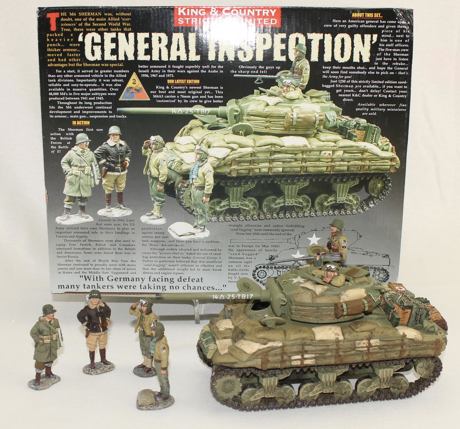 King and Country #BBA017SL Sherman Tank (1 of 3)