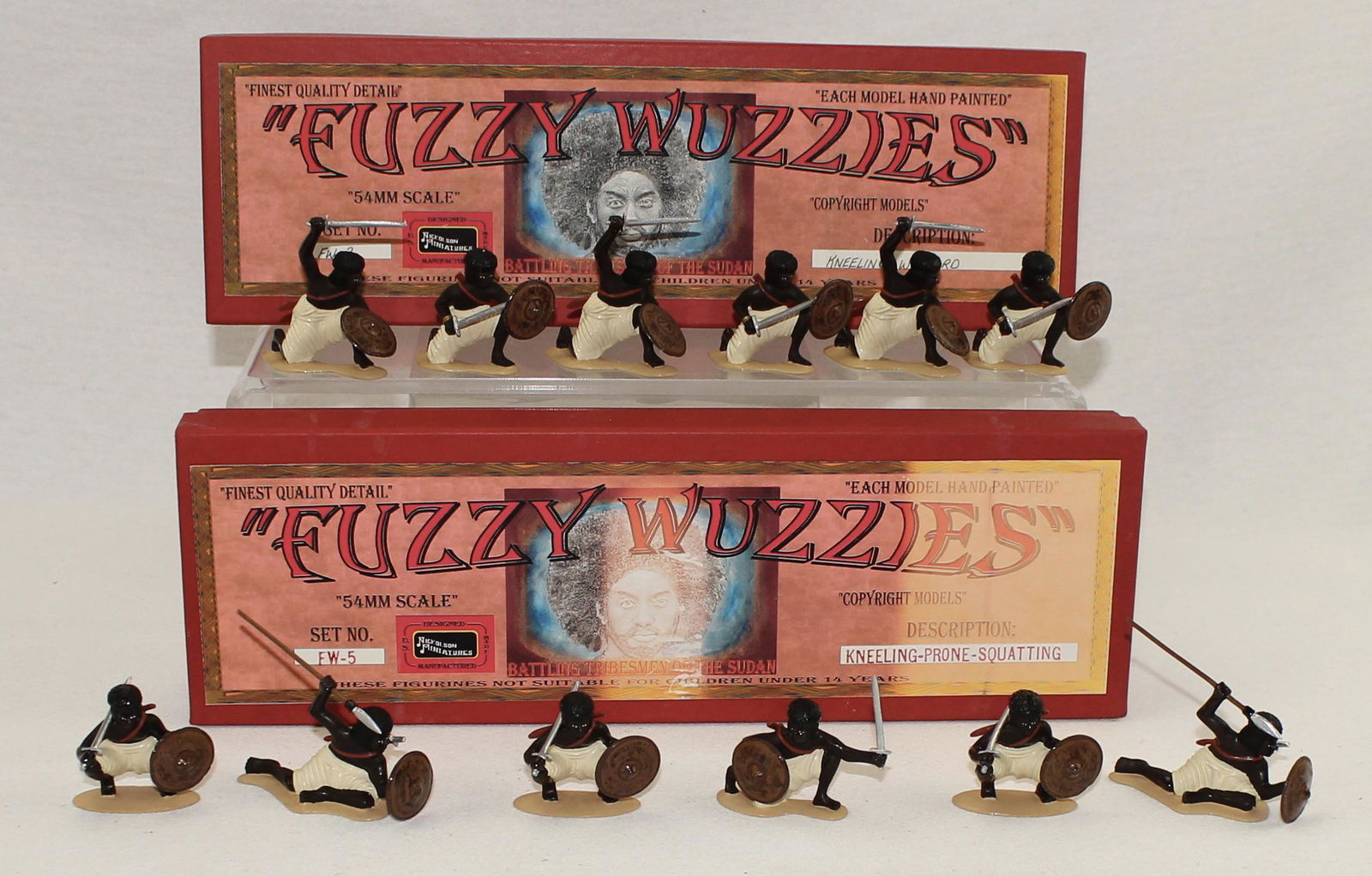 Nickolson Miniatures Lot Fuzzy Wuzzies (1 of 1)