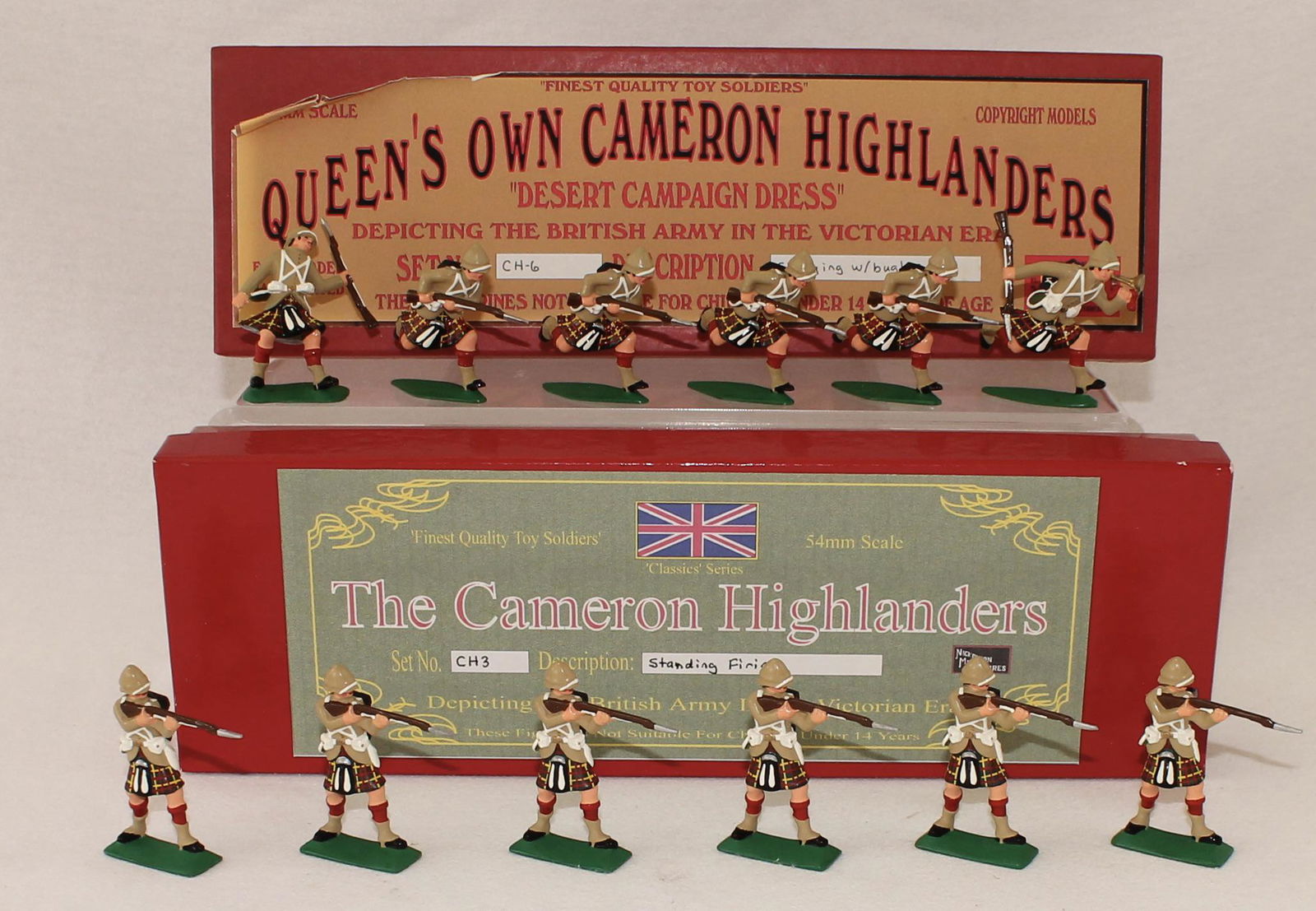 Nickolson Miniatures Lot Cameron Highlanders (1 of 1)