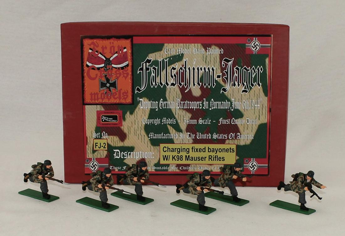 Nickolson Miniatures #FJ-2 Germans Charging (1 of 1)