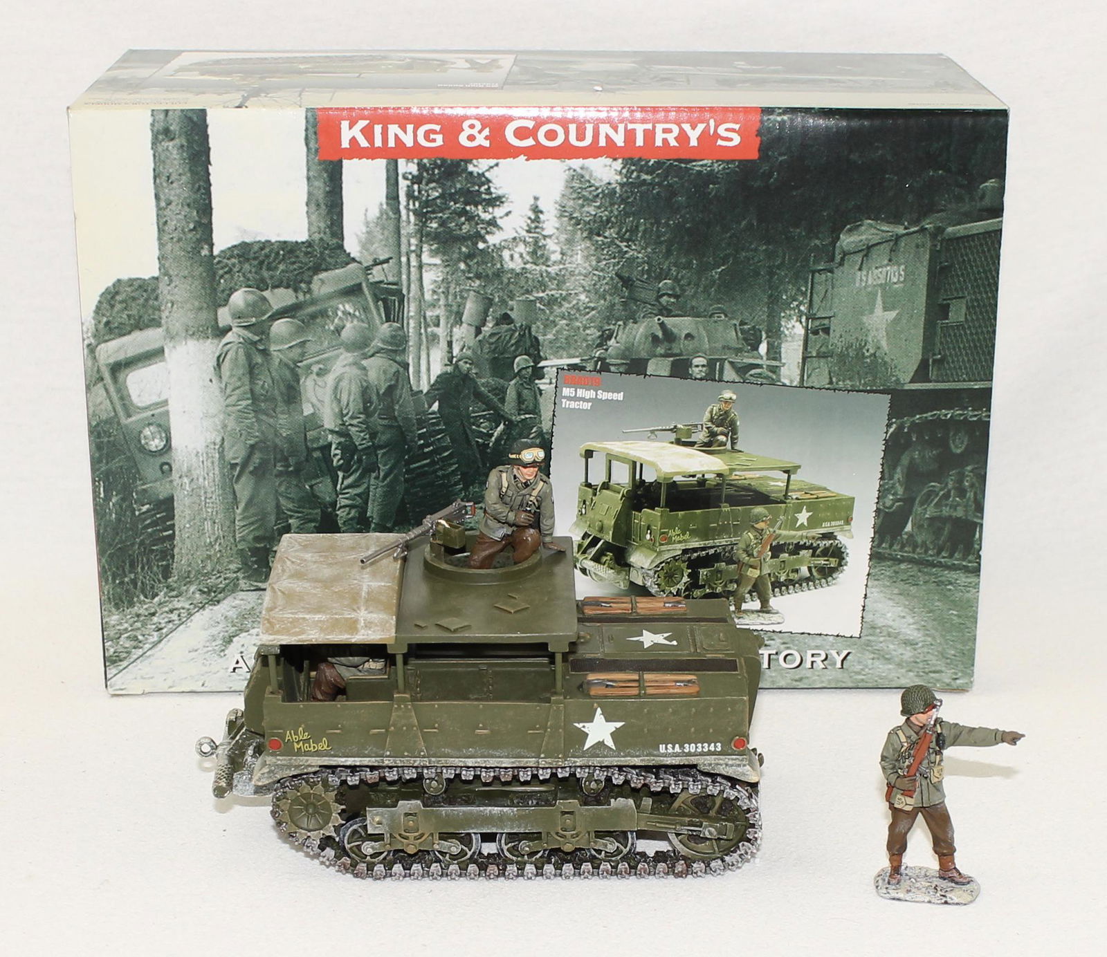 King & Country #BBA019 US M5 Tractor with Crew (1 of 3)