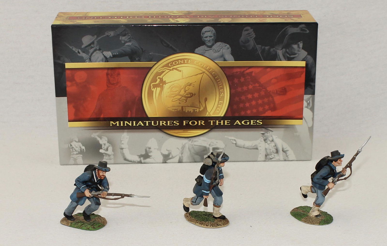 Conte #57116 ACW Union Iron Brigade Advancing (1 of 1)